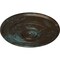 Ekena Millwork Dylar Ceiling Medallion (Fits Canopies up to 6 1/4"), 30"OD x 2 1/4"P, Bronze Blue Patina CM30DYBBS - alternate 2